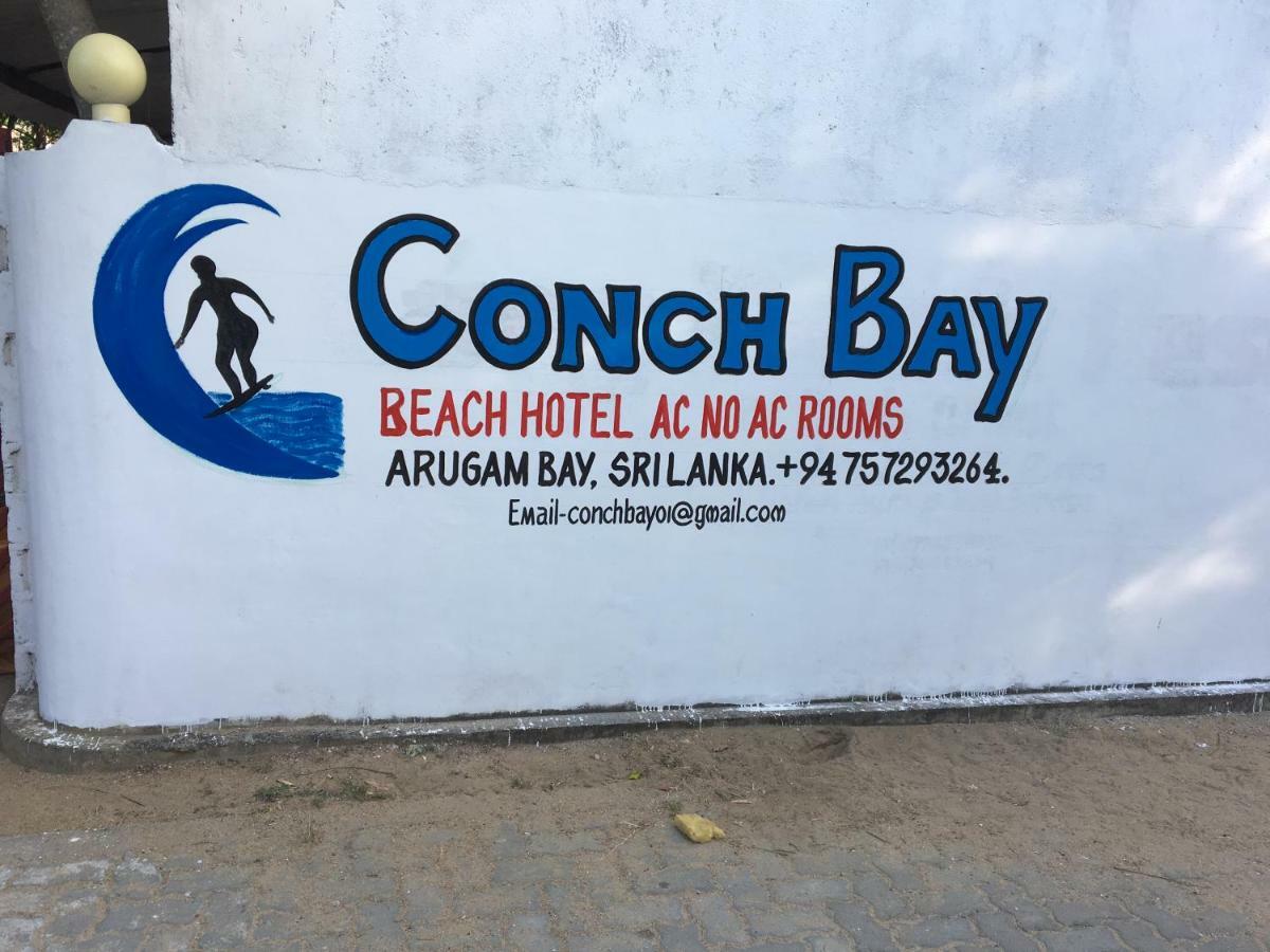 Hotel Conch Bay Arugam Bay Exterior foto